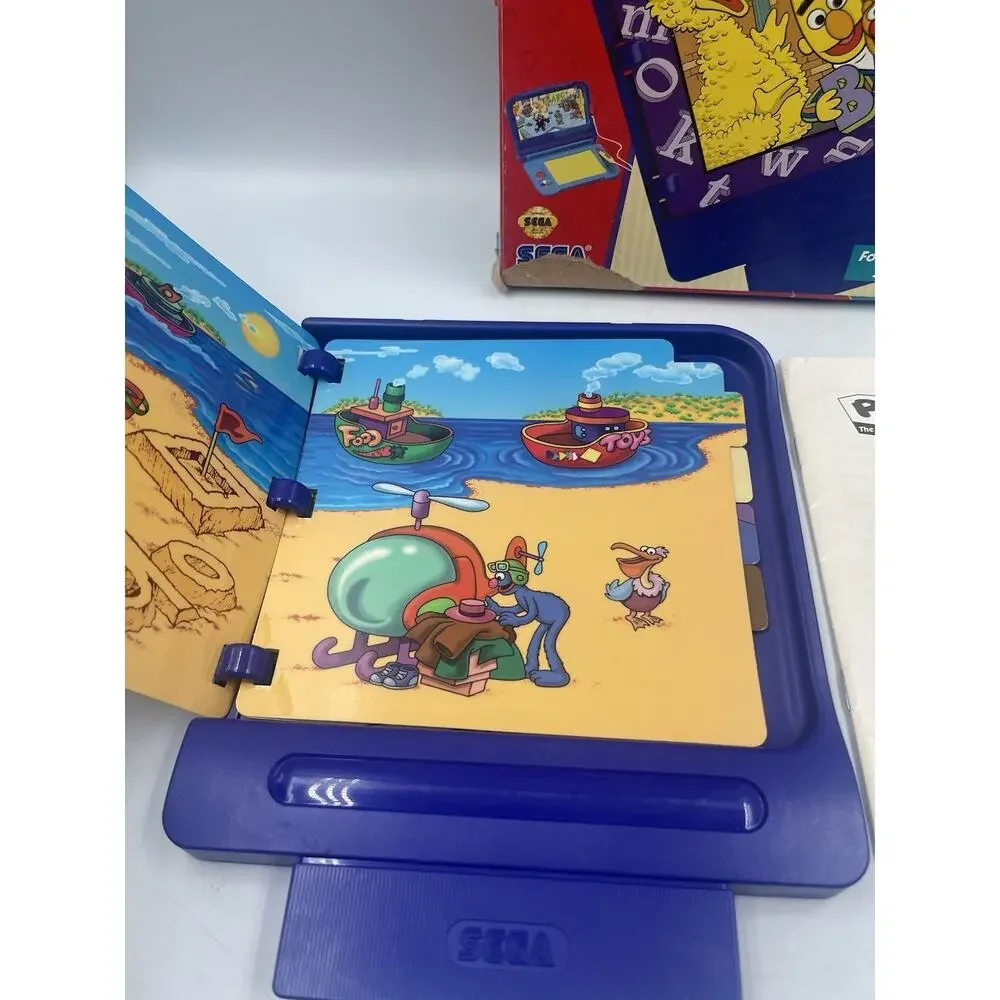 Sega Pico Storyware Sesame Street Alphabet Avenue Complete In Box